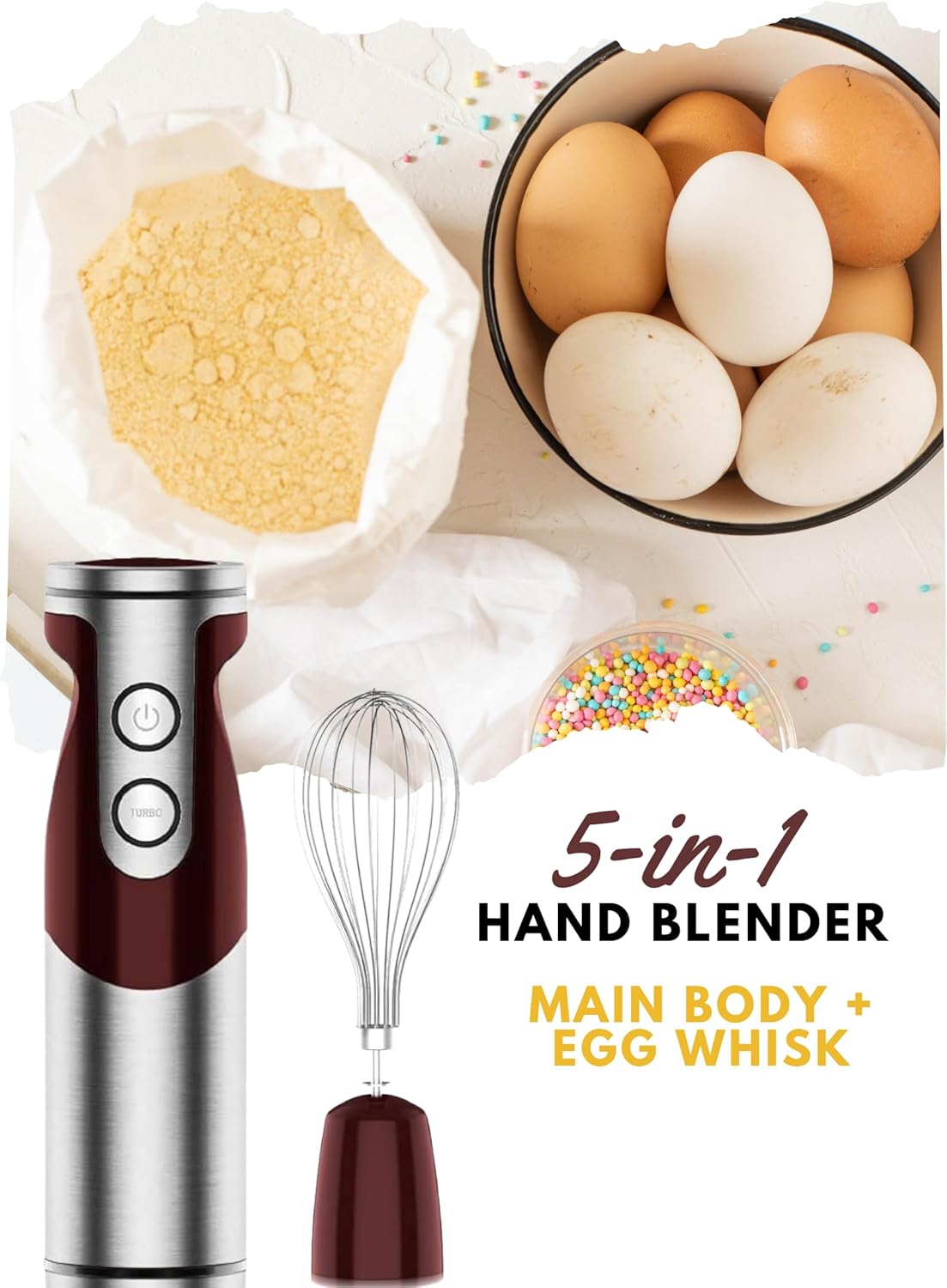 5 in1 Immersion Hand Blender