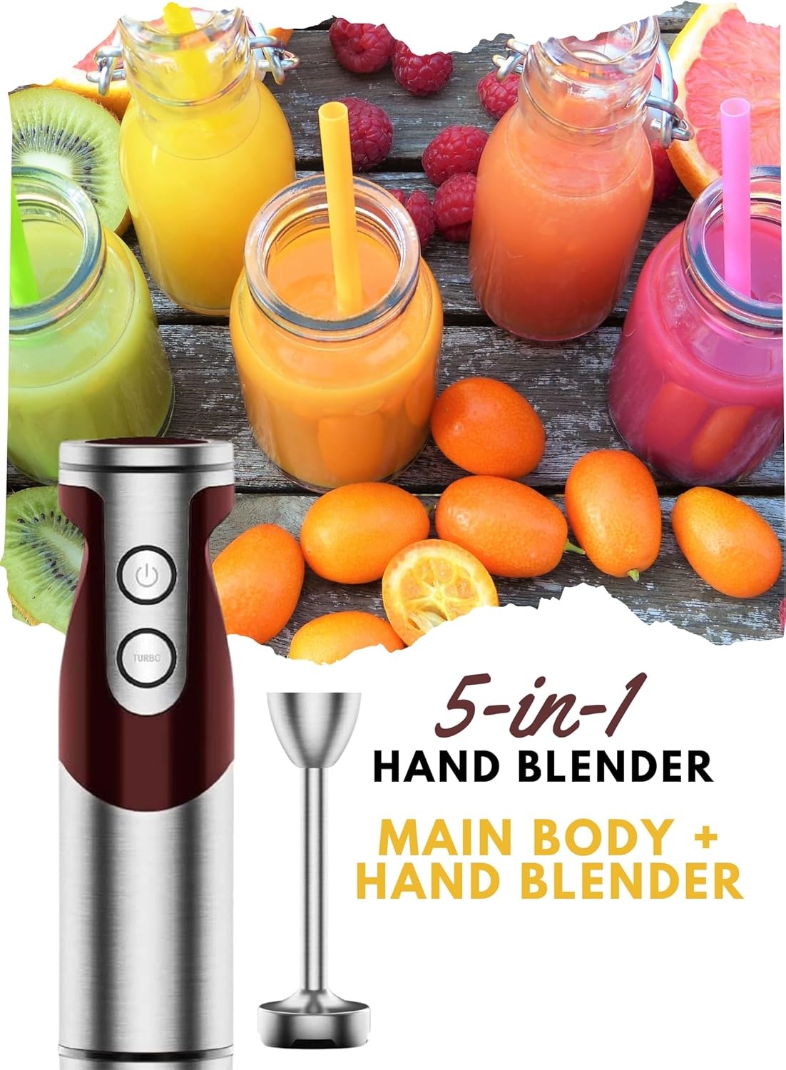 5 in1 Immersion Hand Blender