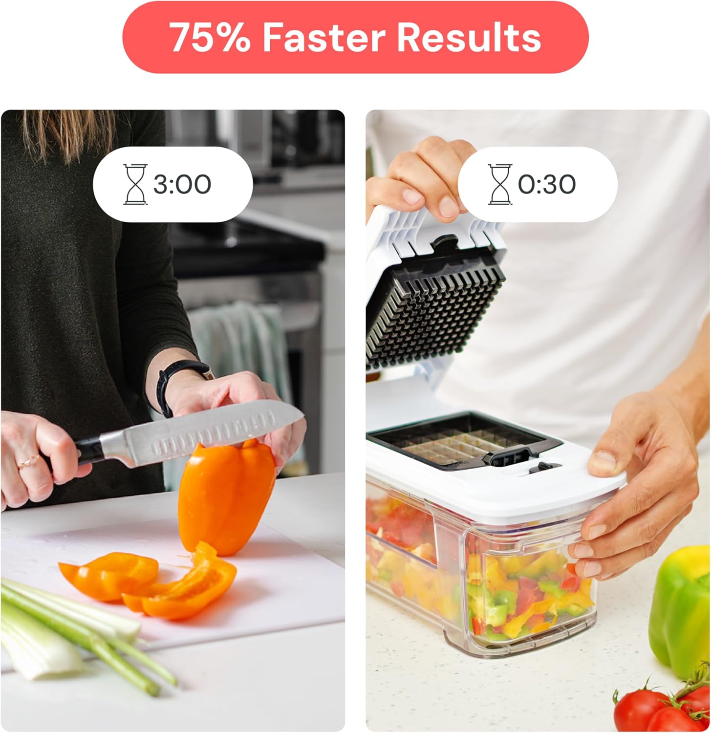 XL Vegetable Chopper & Mandoline Slicer