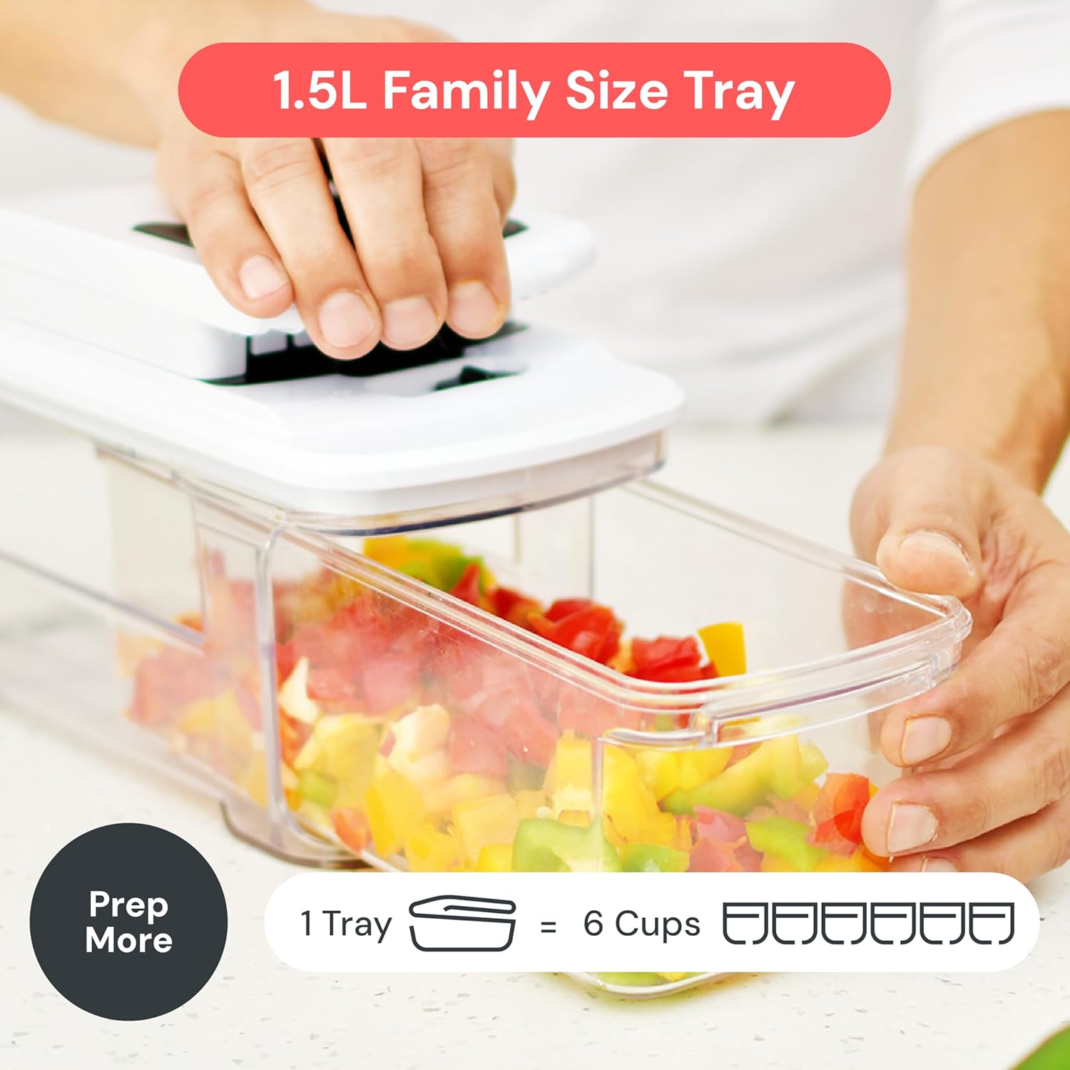 XL Vegetable Chopper & Mandoline Slicer